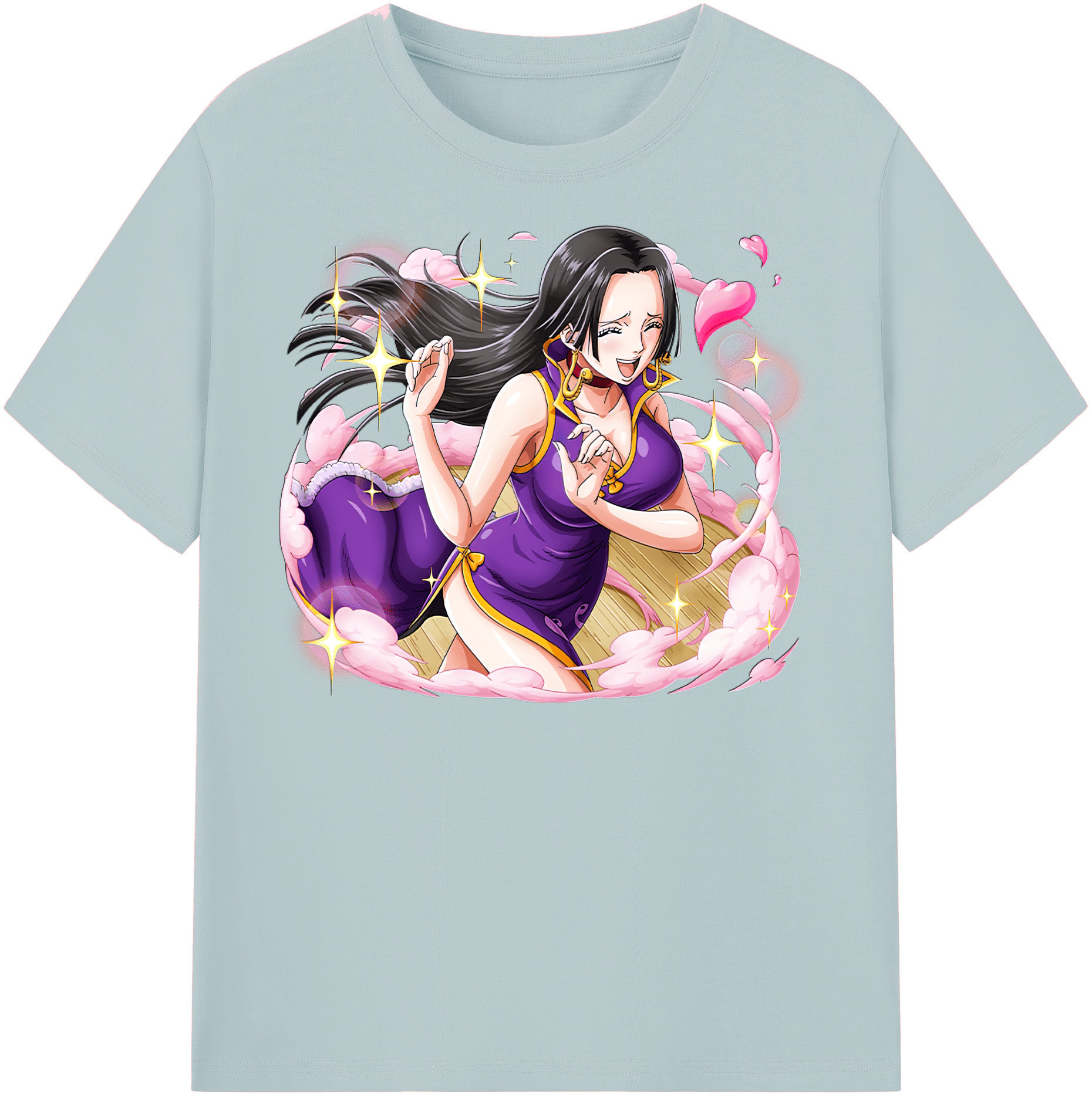 ワンピース ボア・ハンコック ONE PIECE Boa·Hancock 綿100％半袖Tシャツ（フロントプリント）